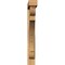 Ekena Millwork Olympic Block Smooth Bracket w/ Offset Brace, Western Red Cedar, 5 1/2"W x 40"D x 44"H BKT0604X40X44OLY05SWR - alternate 4